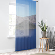 Scenic Nature View Sheer Curtain for Home Decor