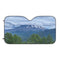 Stunning Mountain View Car Sunshade Auto Accessory