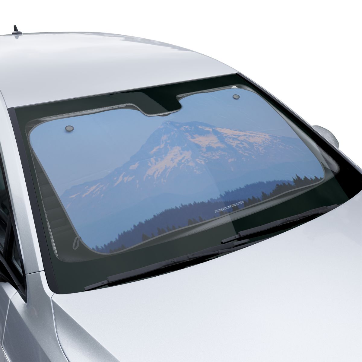 Mountain Range Car Sun Shade Scenic Car Accessory