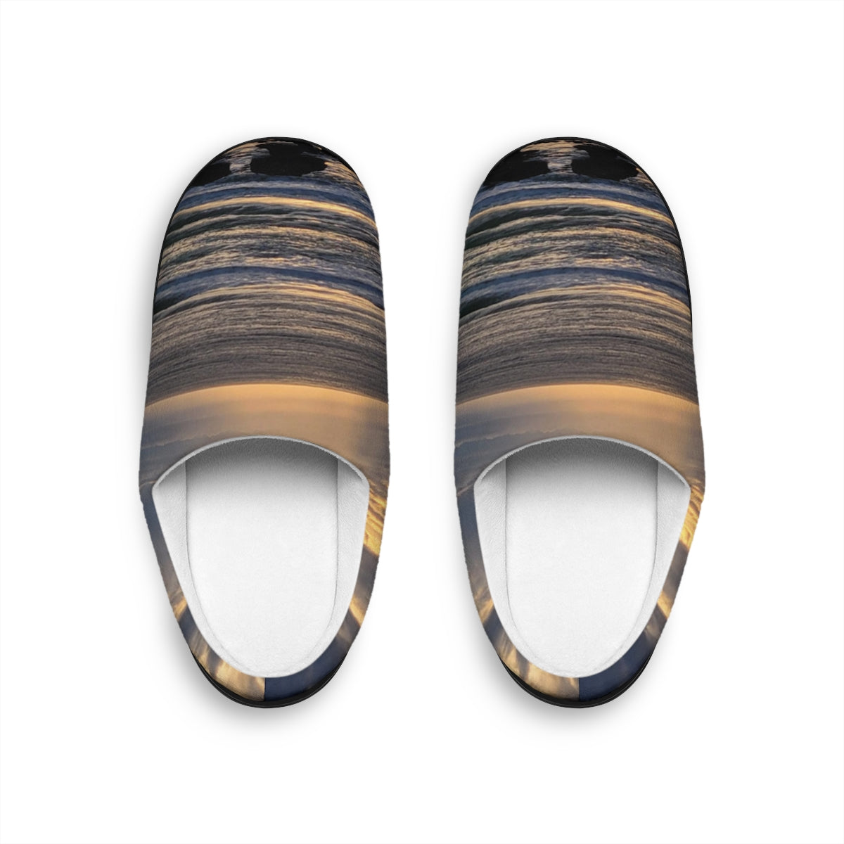Stunning Sunset Beach Design Indoor Slippers