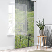 Meadow Window Curtains, Mountain Scene Curtains, Nature Inspired Decor, Forest Landscape, Peaceful Home Decor, Scenic View Curtains