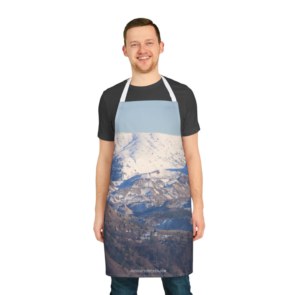 Scenic Mountain View Kitchen Cooking Apron