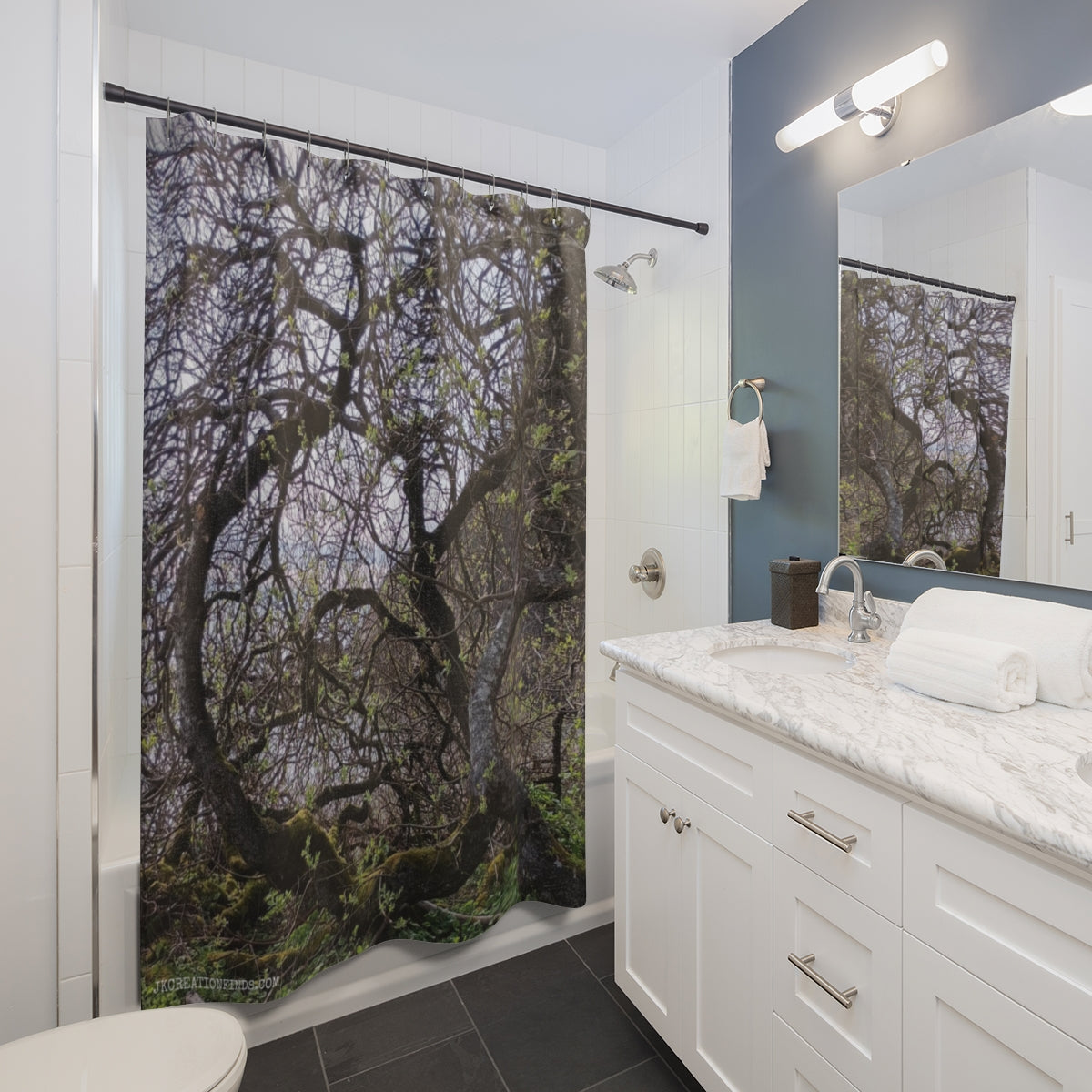 Enchanted Forest Shower Curtain for Your Bathroom Decor