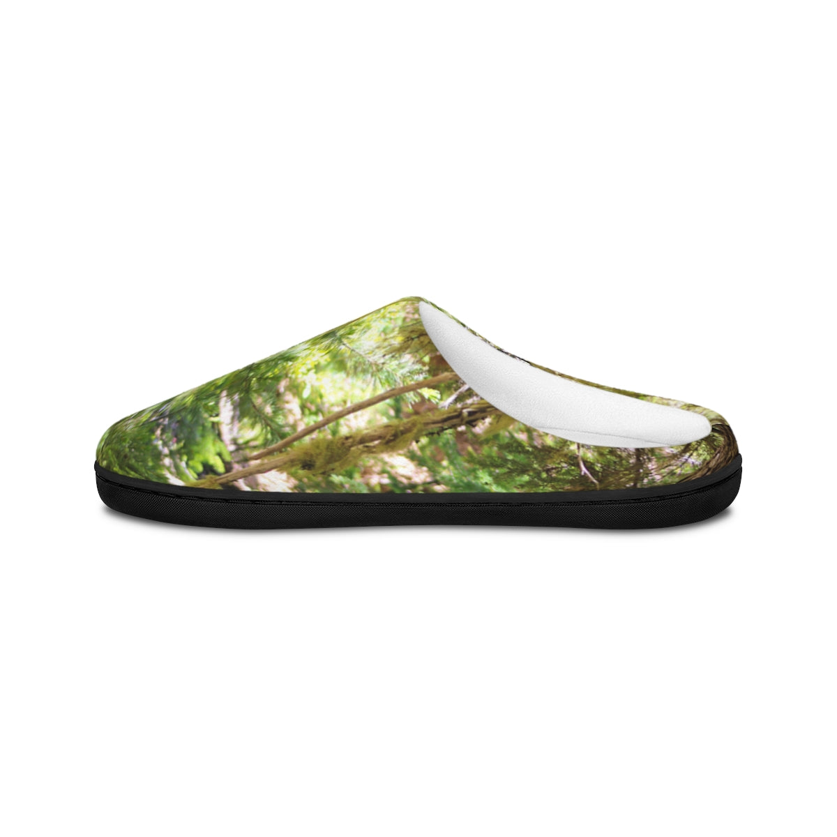 Forest Green Nature Design Slip-On Slippers