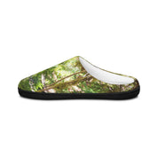 Forest Green Nature Design Slip-On Slippers