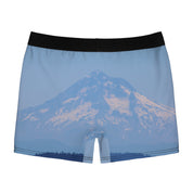 Boxer briefs with Mount Hood graphic.