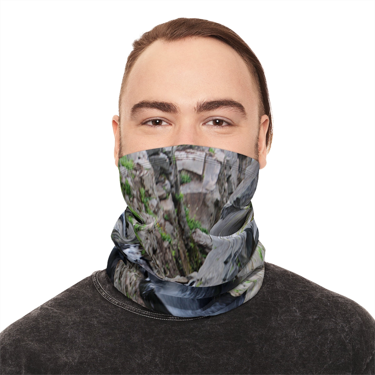Scenic Waterfall Design Multifunctional Neck Gaiter