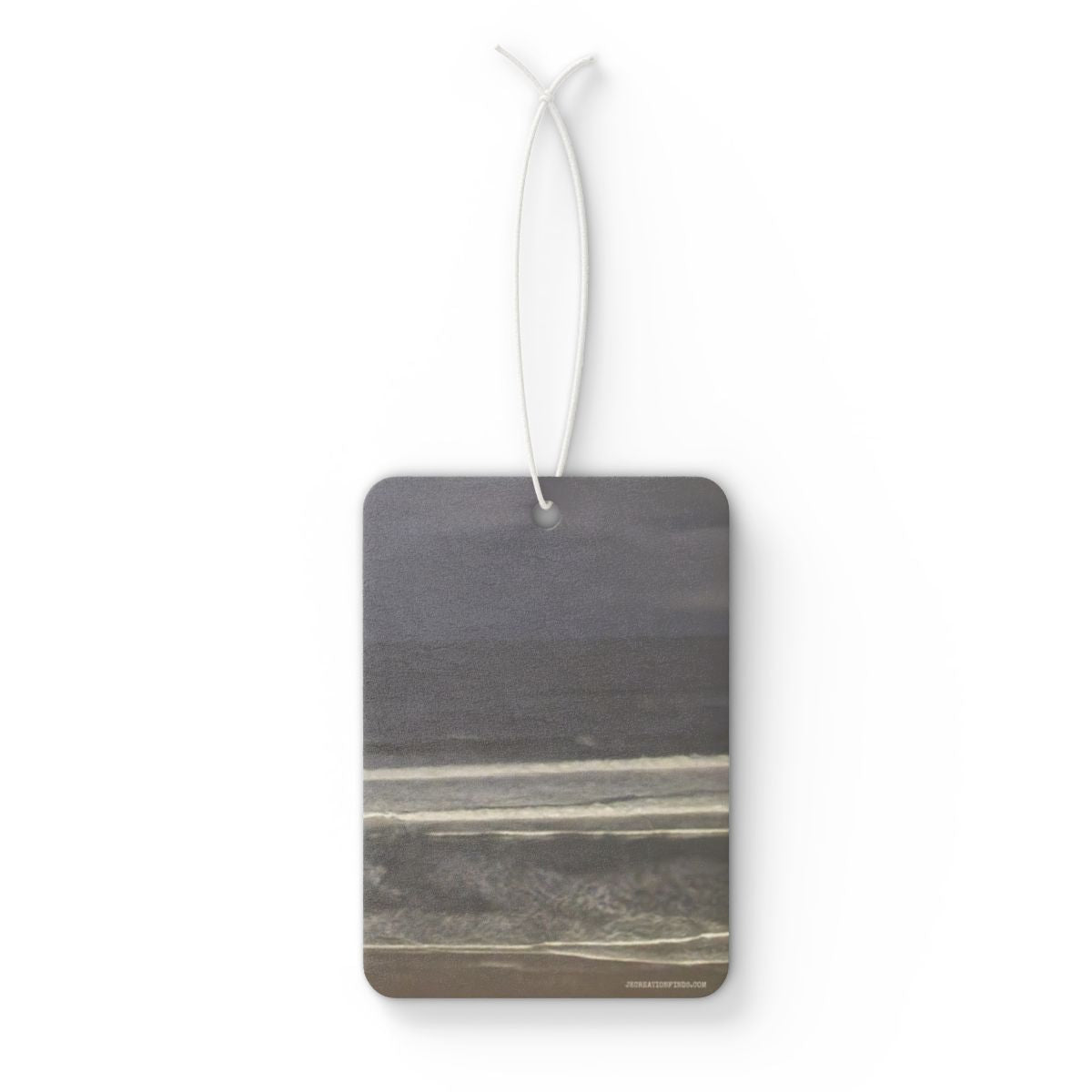 Ocean Waves Air Freshener featuring Serene Beach Picture