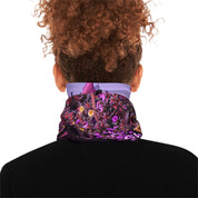 Floral Pattern Neck Gaiter with Vibrant Colors