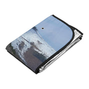 Scenic Coastal Landscape Foldable Outdoor Blanket