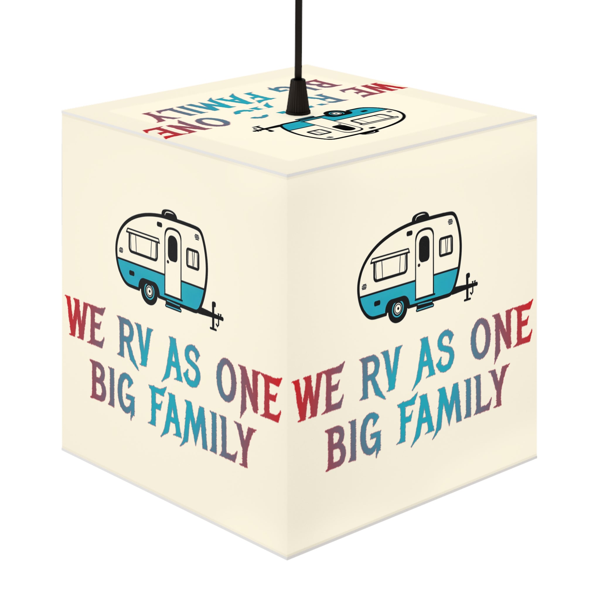WE RV AS ONE BIG FAMILY Camper Trailer Decor product type