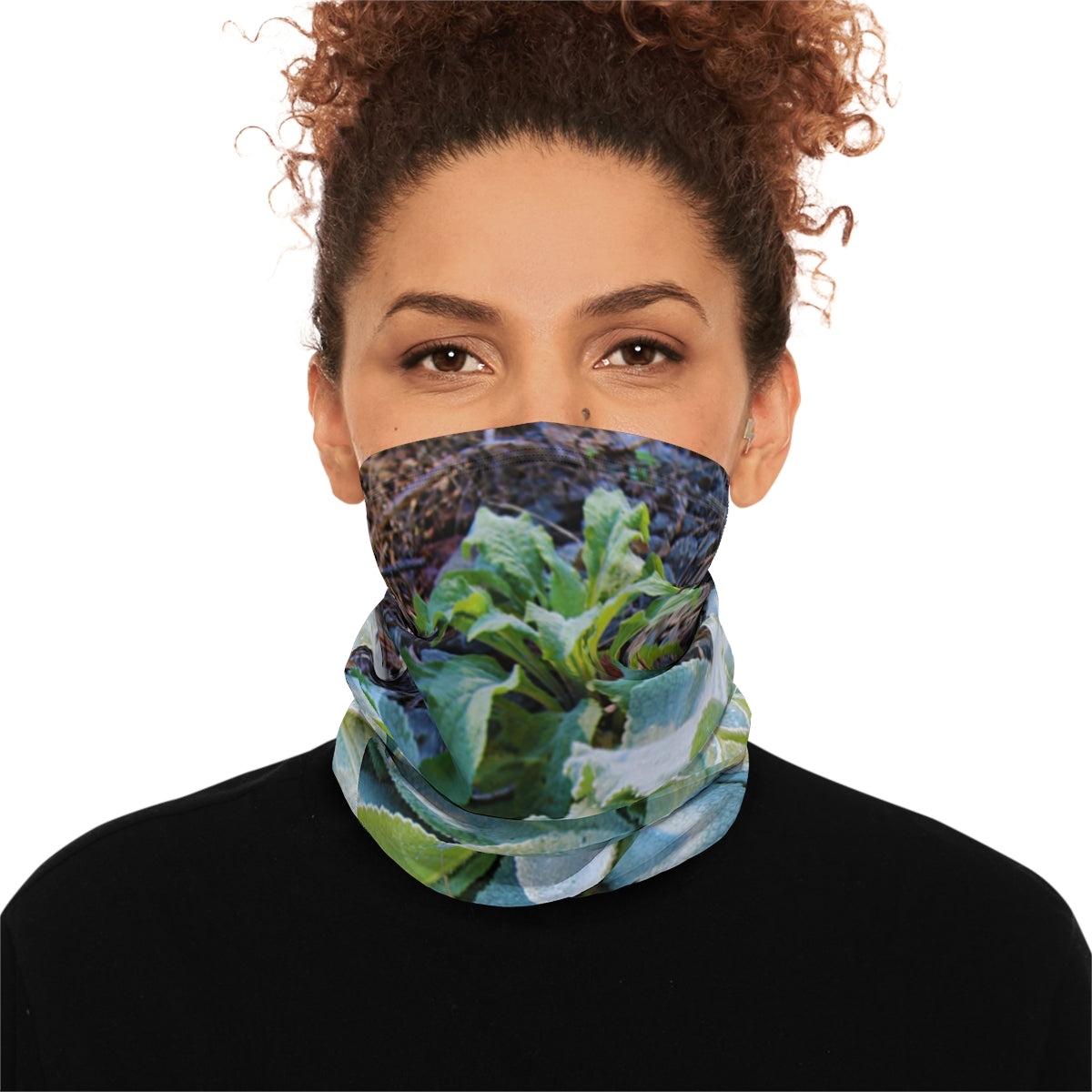 Leaf Print Multifunctional Neck Gaiter Fashion Accessory