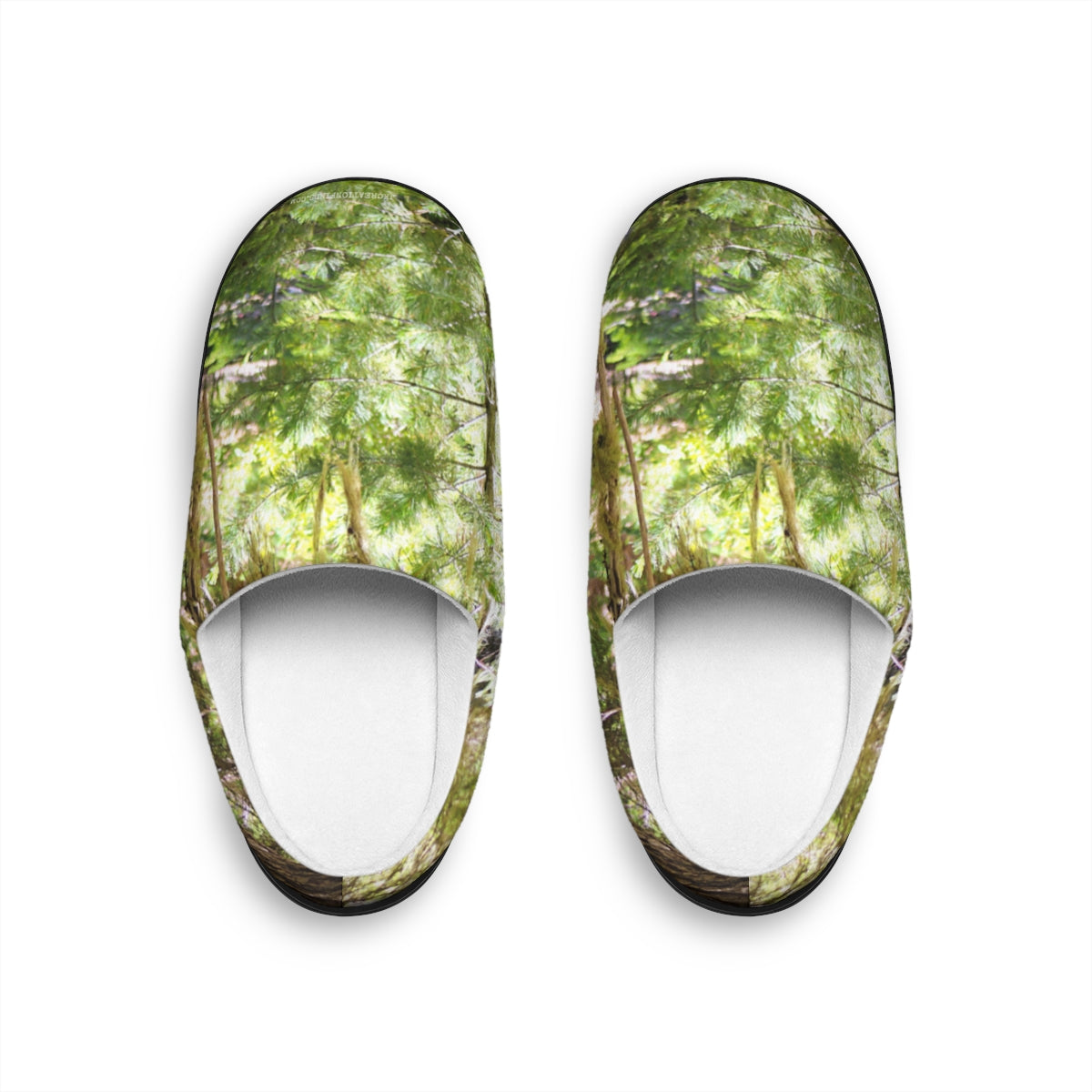 Forest Canopy Print Cozy Indoor Slippers product