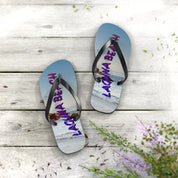Flip-flops with "LAGUNA BEACH" text and a beach scene.