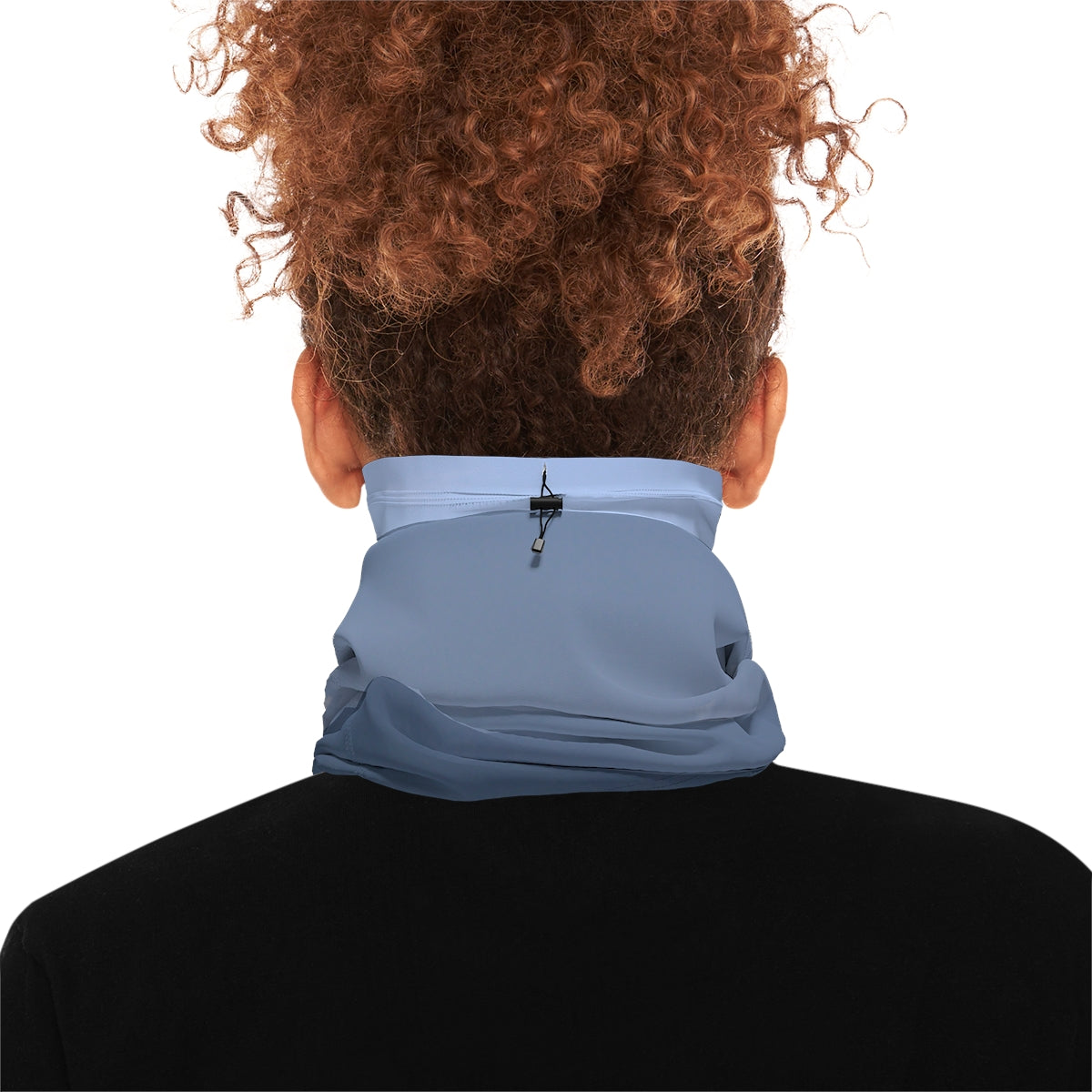 Versatile Zip-Up Blue Neck Warmer for Outdoor Activities
