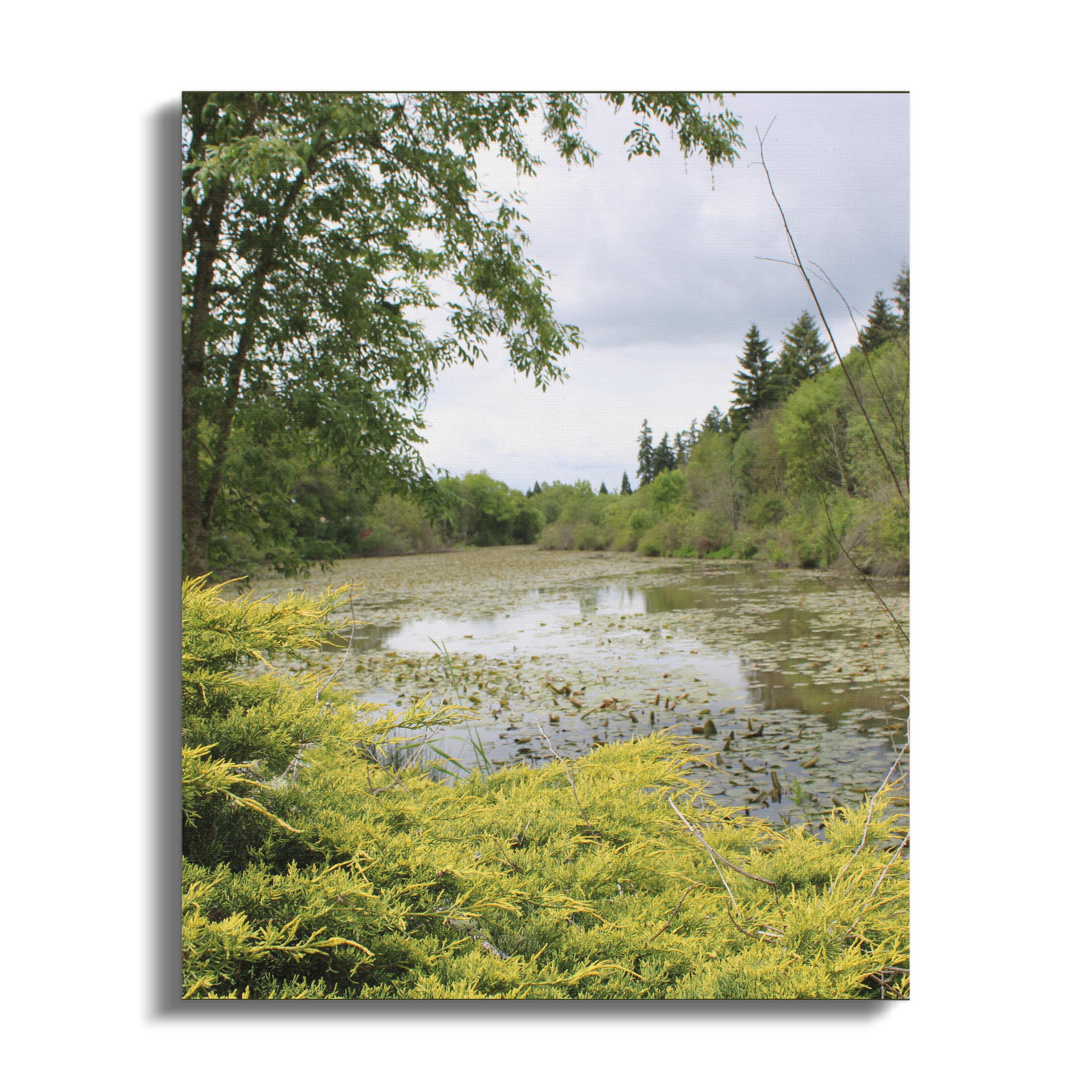 Serene Nature Lake View Landscape Wall Art product