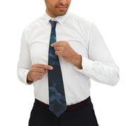 Galaxy Sky Print Necktie Ideal for Business Casual Look