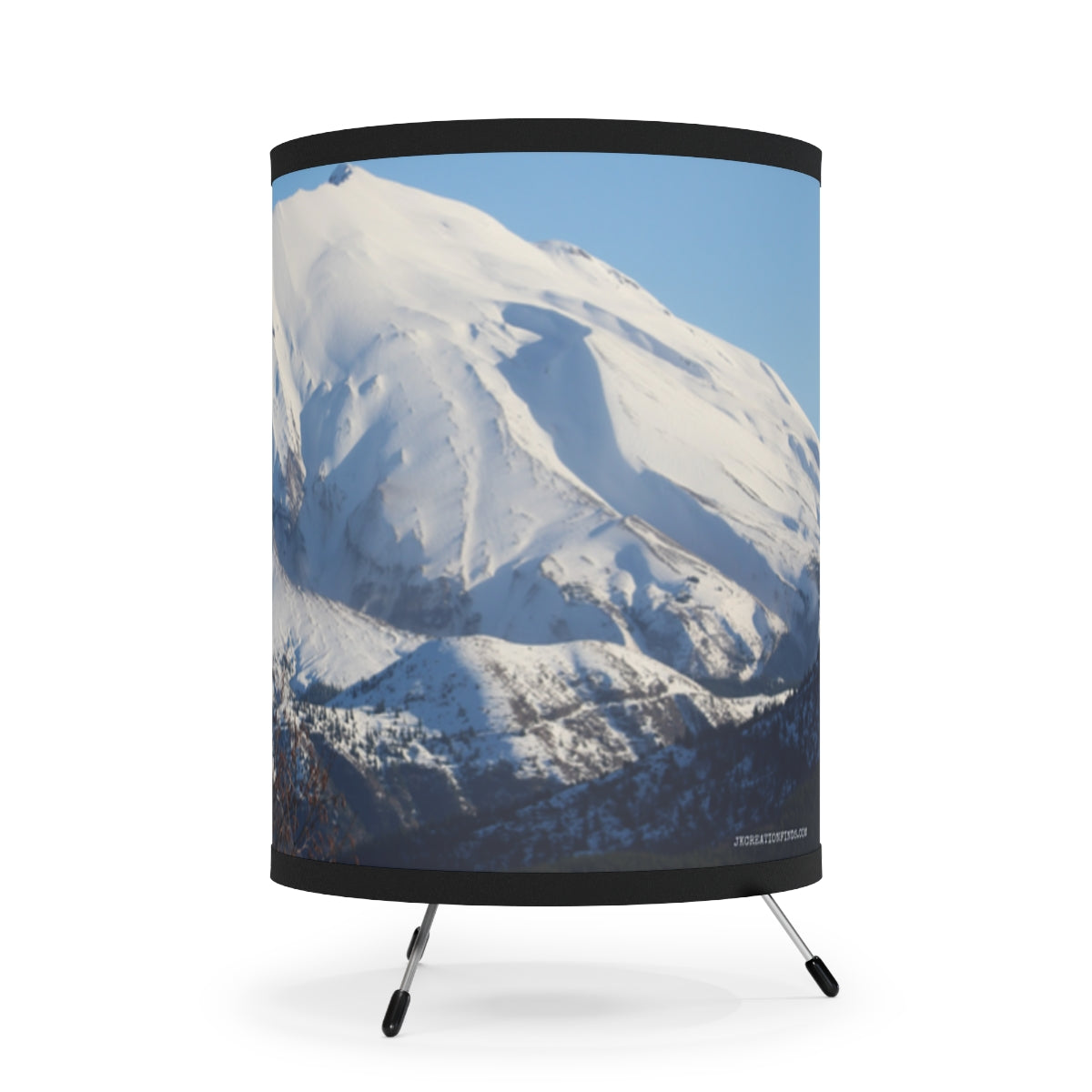 Scenic Snowy Mountain Decor Accent Piece Product