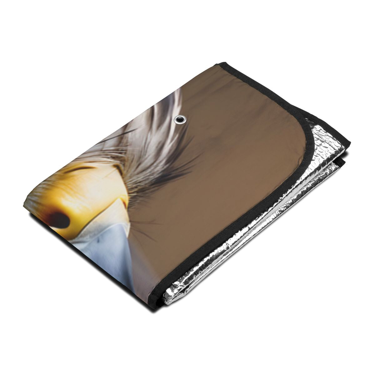Eagle Head Close-Up Automotive Sunshade Product