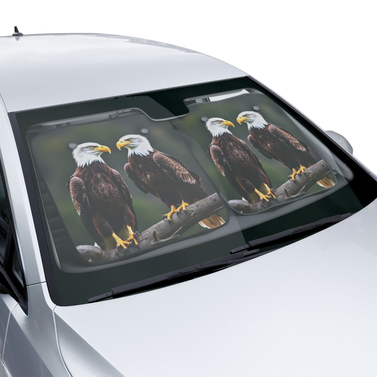 Stunning Bald Eagles Sunshade for Car Windshield