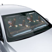 Majestic Bald Eagle Car Windshield Sunshade