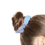 Elegant Blue and Purple Tie-Dye Hair Accessory