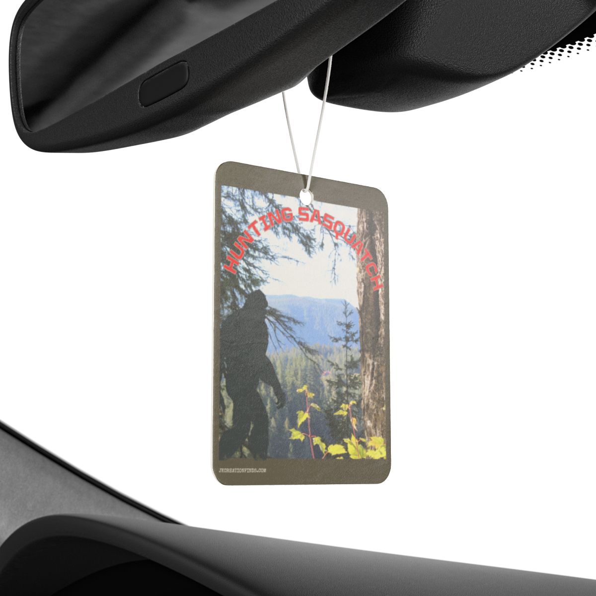 Hunting Sasquatch Car Air Freshener for Adventurers