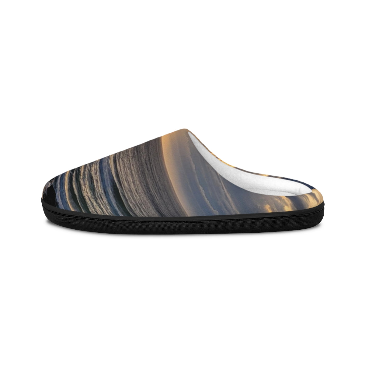 Mesmerizing Ocean Waves Print Slippers for Cozy Comfort