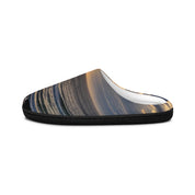 Mesmerizing Ocean Waves Print Slippers for Cozy Comfort