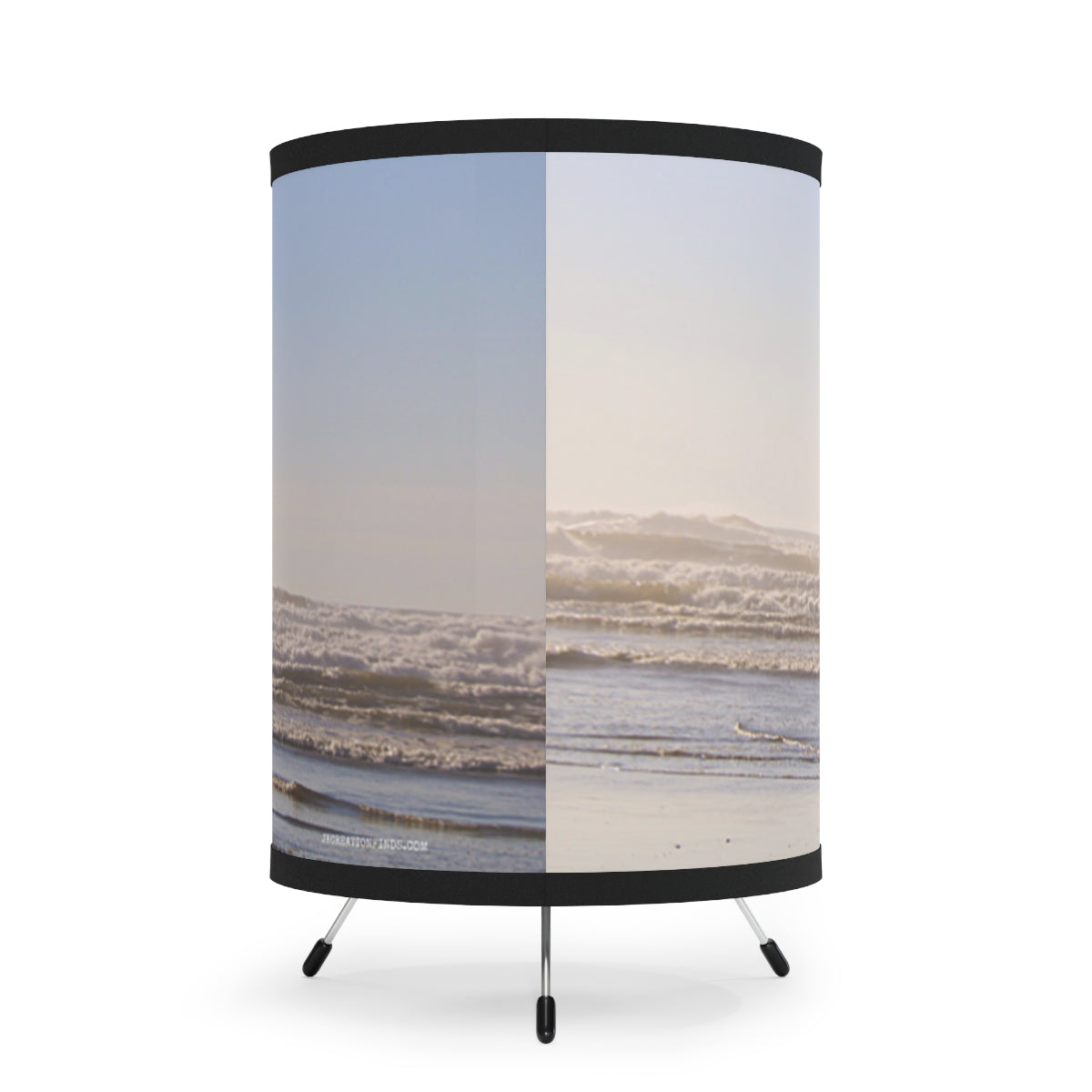 Serene Ocean Sunset Print Room Divider