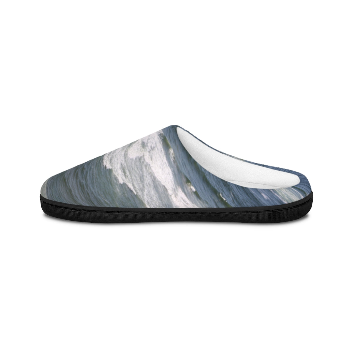 Ocean Waves Print Comfortable Slip-On Footwear