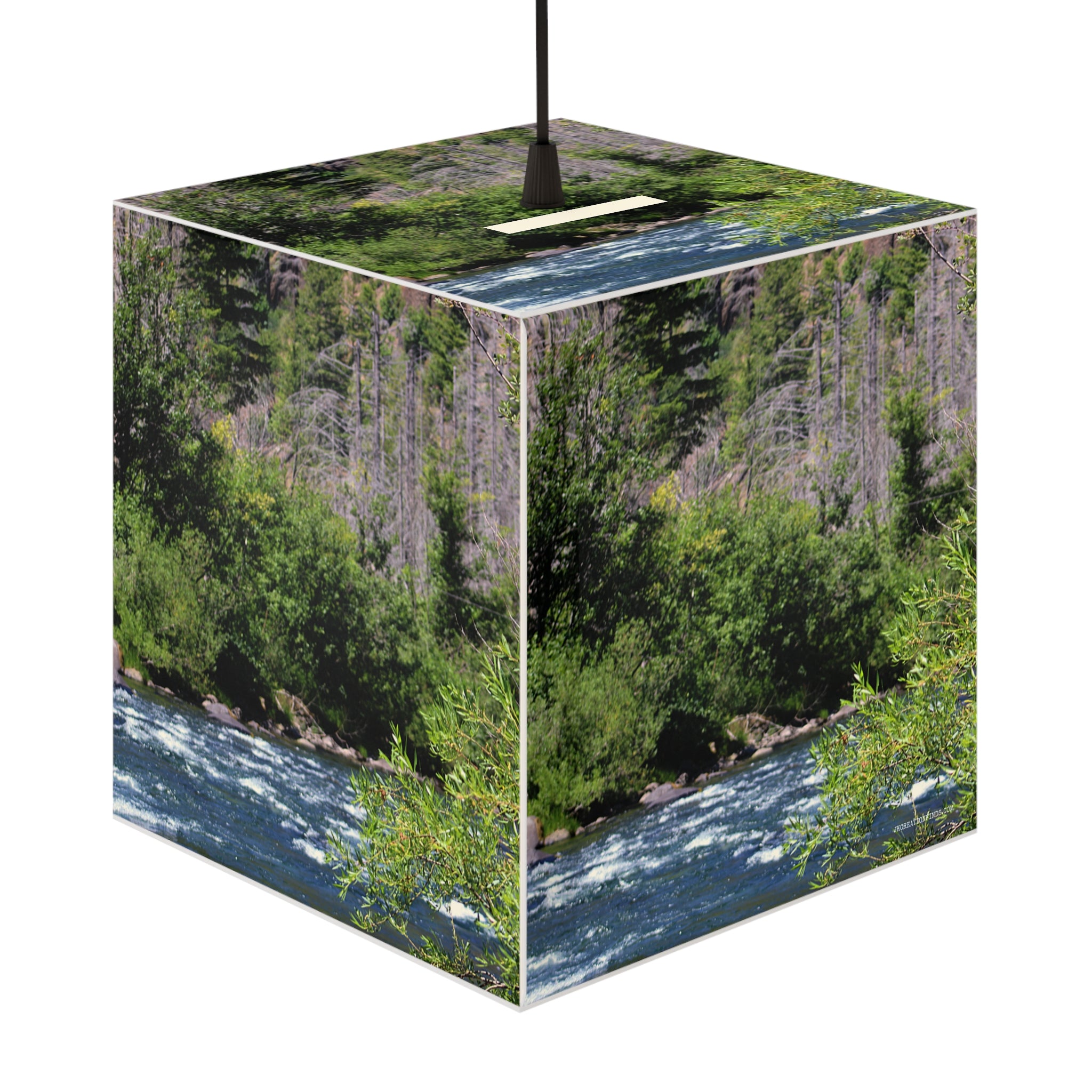 Serene River Trees Nature Landscape Lamp Shade product type