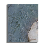 Peaceful River and Rocks Scene Canvas Wall Art product
