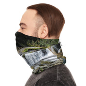 Scenic Waterfall Print Multi-Functional Neck Gaiter