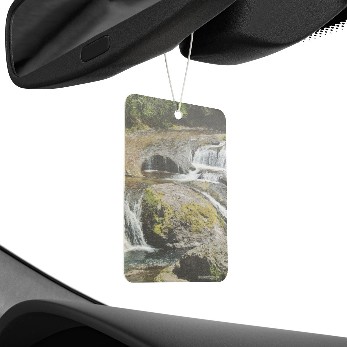 Waterfall Scenery Print Car Air Freshener Accessory