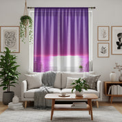 Purple Sunset Gradient Curtains for Living Room Decor