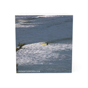 Serene Coastal Water Kayaking Scenery Print by jkcreationfinds.com