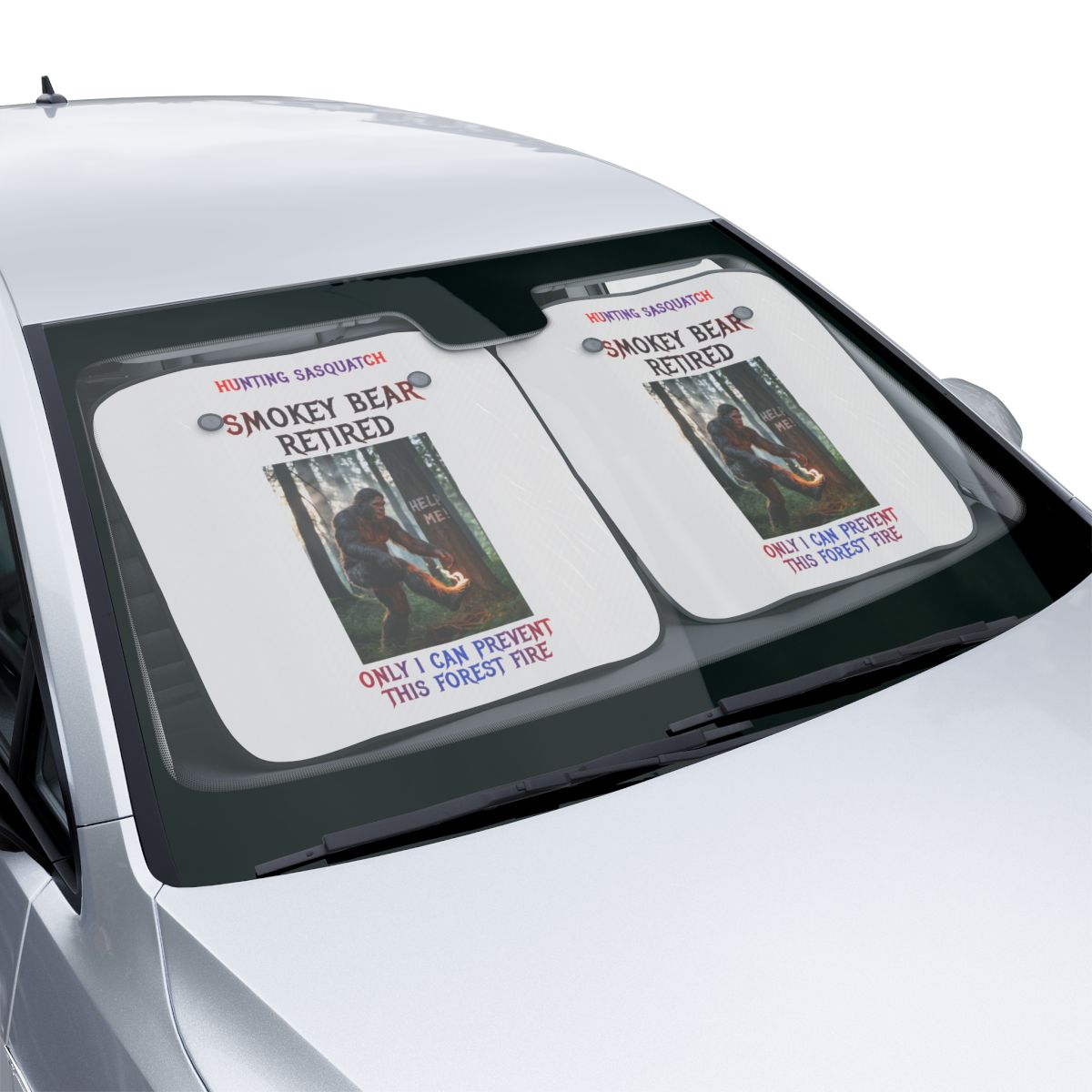 Smokey Bear Retired Forest Fire Prevention Sunshade