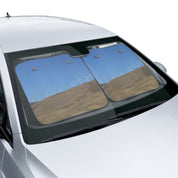 Wind Farm Mountain Landscape Car Sunshade