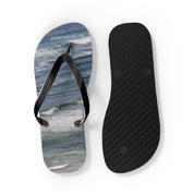 Ocean Waves Beach Scene Print Flip Flops product type