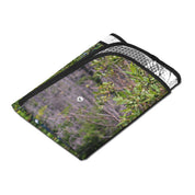 Folded Insulated Blanket with Greenery Pattern design