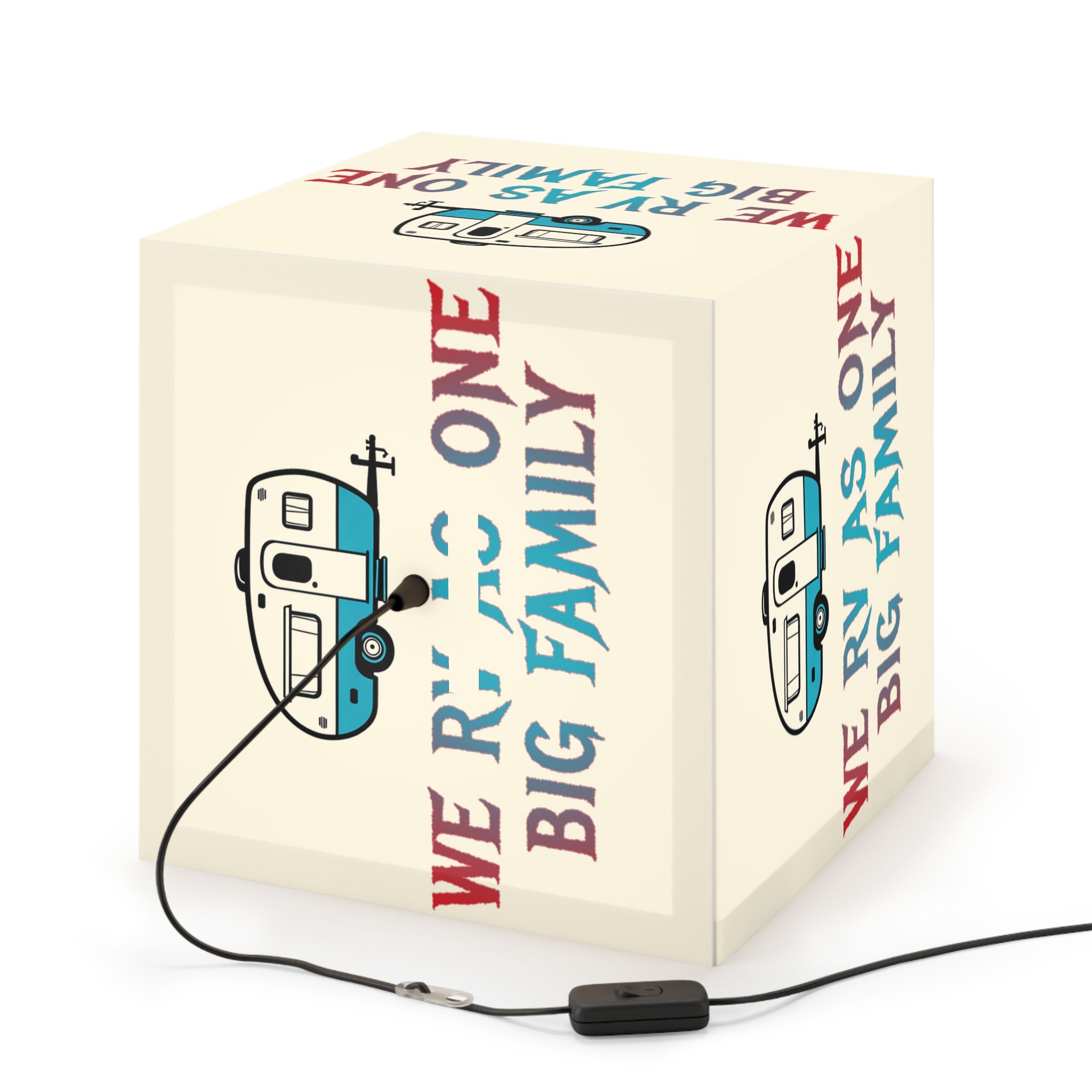 WE RV AS ONE BIG FAMILY RV Camper Light Box product type