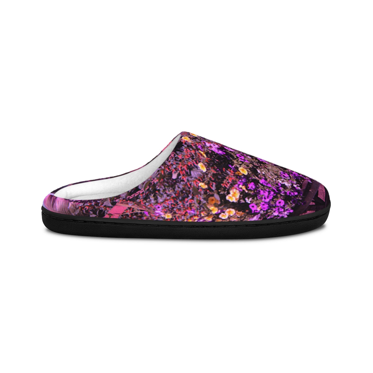 Vibrant Floral Design Indoor Footwear Comfortable