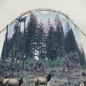 Forest with Deer Scenic Shower Curtain Design Drapes