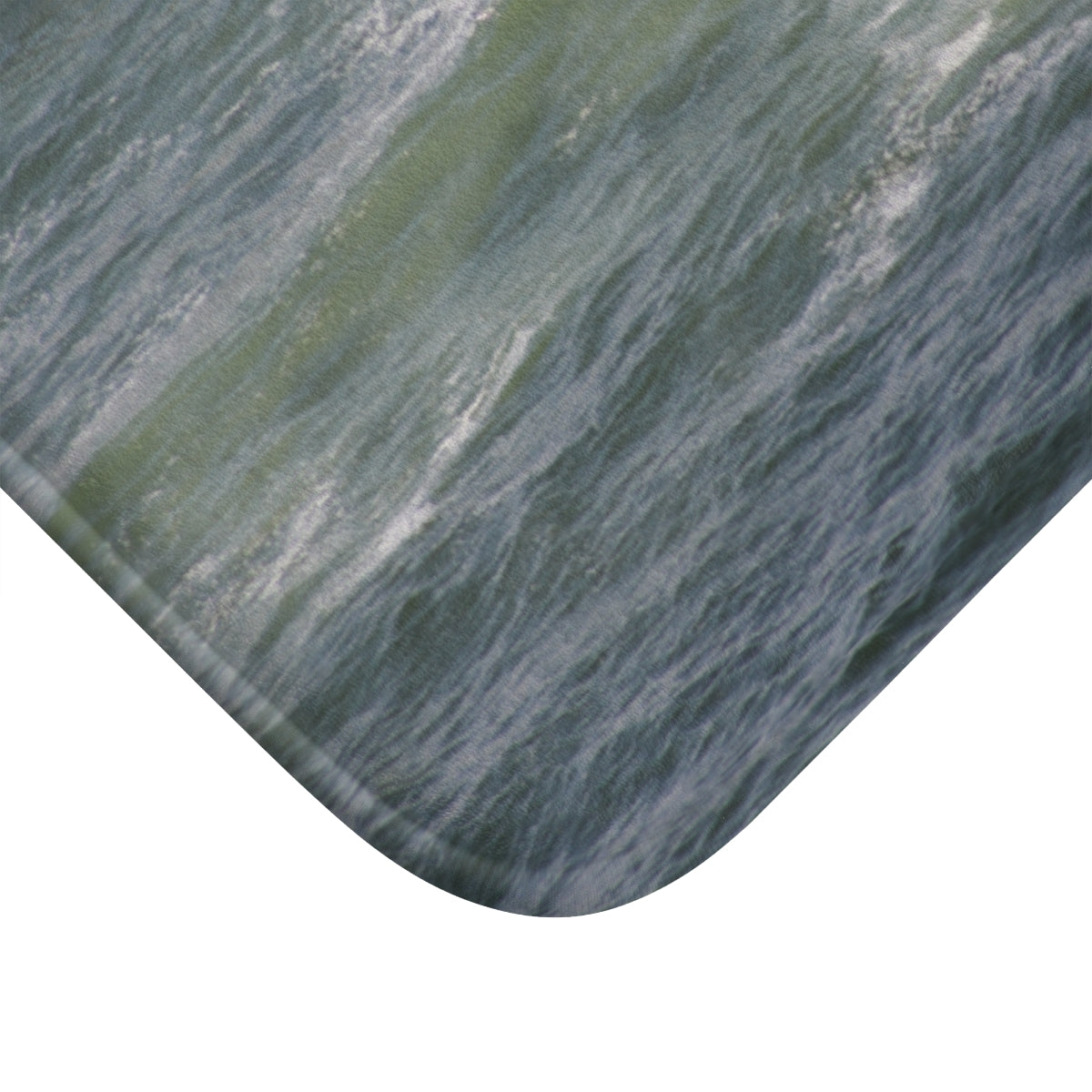 Abstract Green and White Patterned Tablecloth