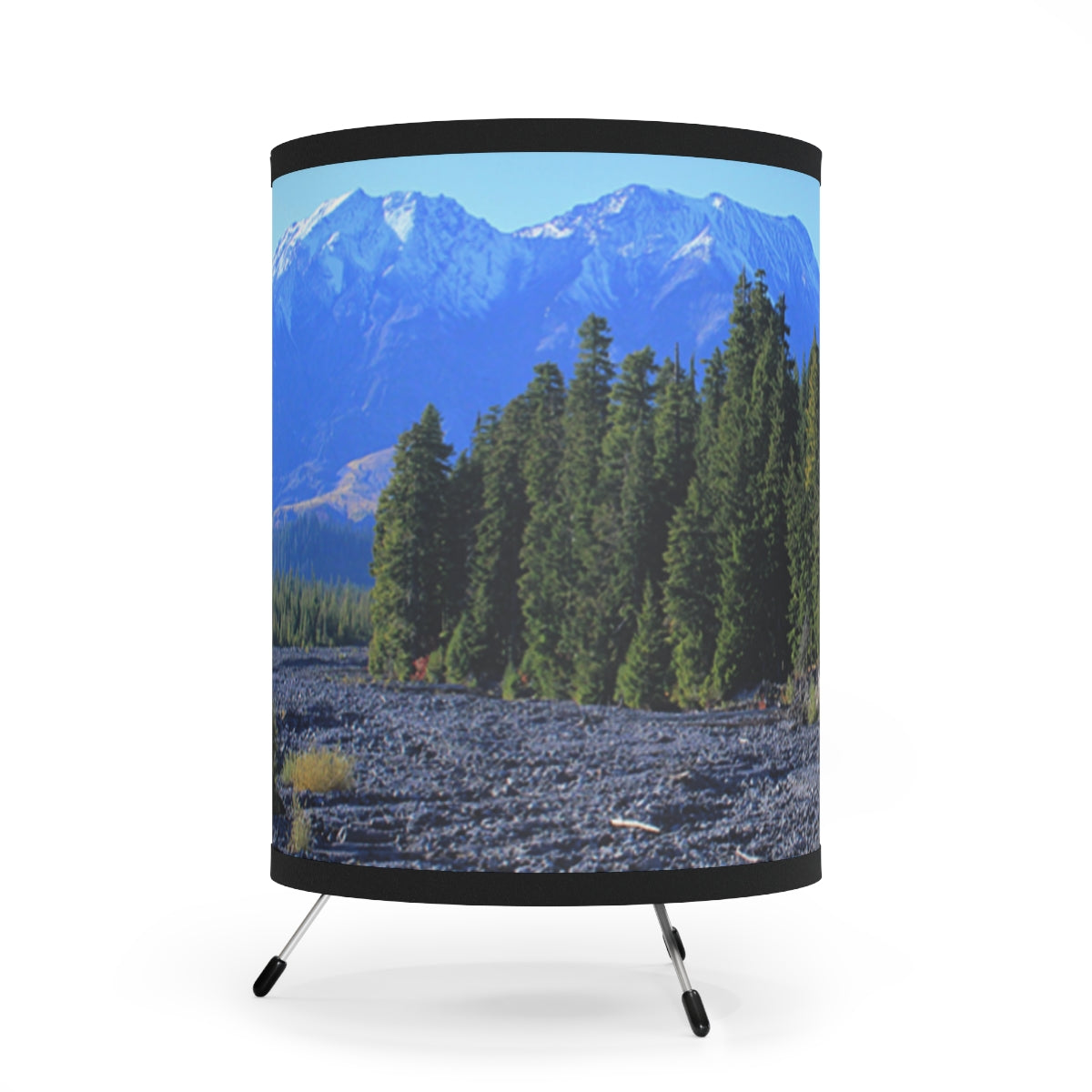Majestic Mountain Landscape Photography Lampshade