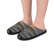 Beautiful Beach Sunset Print Slip-On Footwear