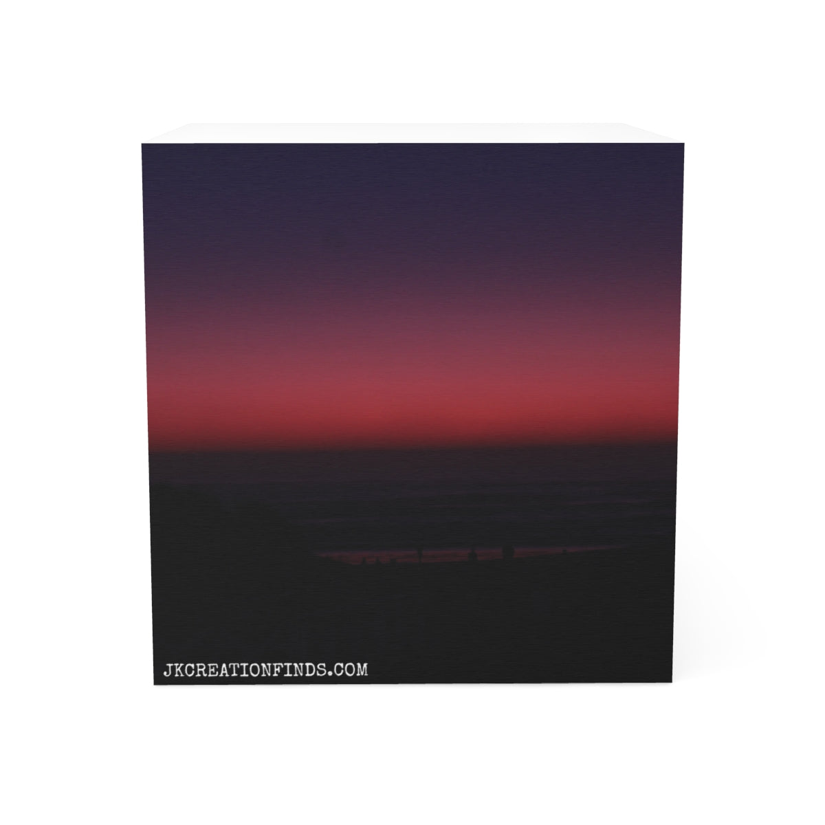 Deep Purple and Red Sunset Canvas Wall Art Decor