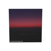 Deep Purple and Red Sunset Canvas Wall Art Decor