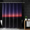 Sunset Glow Forest Landscape Shower Curtain
